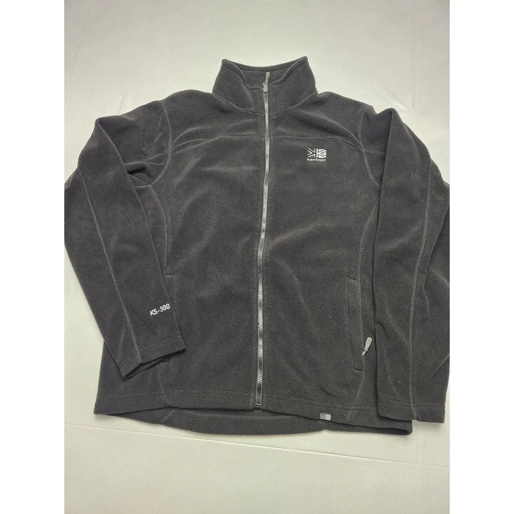 Karrimor Jacket Mens Medium Black KS-300 Fleece Full Zip Hiking Outdoor‎ Thermal